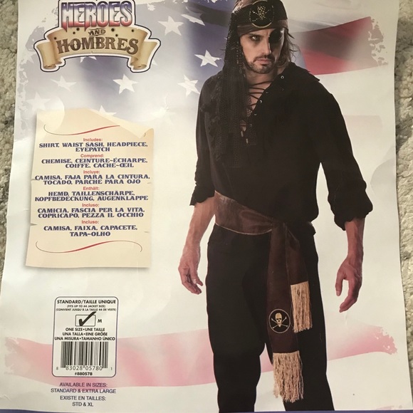 Swashbuckler complete adult Halloween costumes - Picture 1 of 8